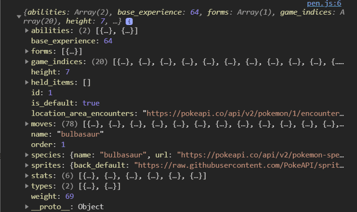 Custom JavaScript API Pokedex. No libraries. - Webflow